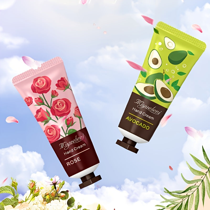 10 pcs. A set of hand creams of the "Flowers and fruits Vitamin E - Lifestil. www.Lifestil.net
