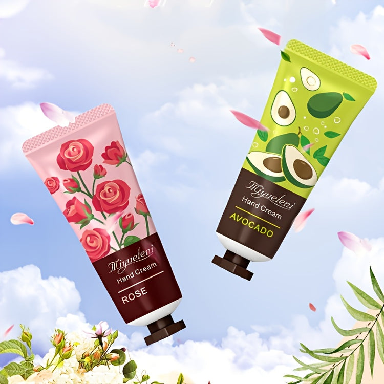 10 pcs. A set of hand creams of the "Flowers and fruits Vitamin E - Lifestil. www.Lifestil.net