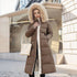 Winter Long Jacket with Fur Hood