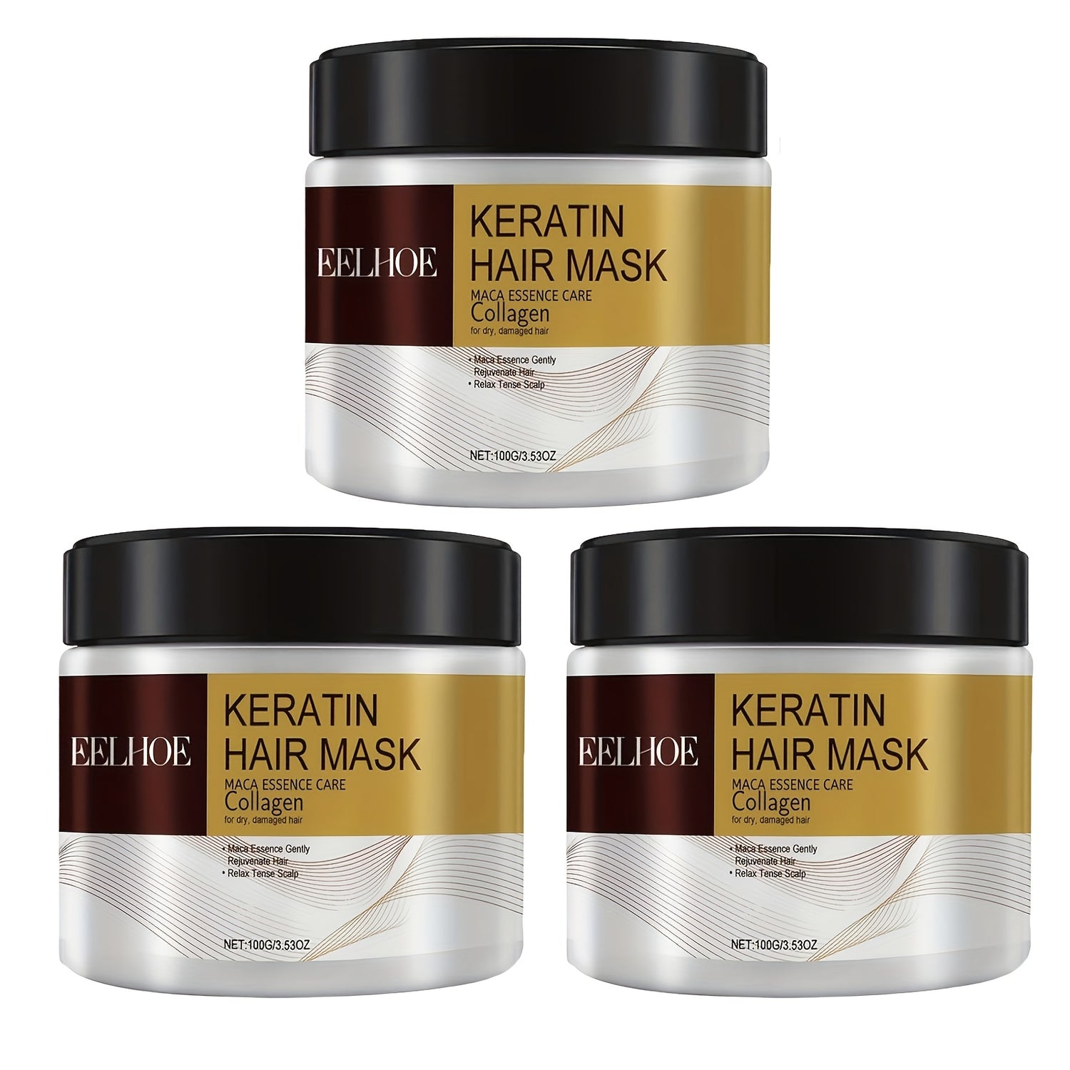 keratin hair mask 3 pcs. - Lifestil. www.Lifestil.net