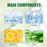 Aloe Vera Eye Mask - 60 sheets, Moisturizing and Firming Eye Mask - Lifestil. www.Lifestil.net