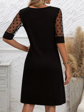 elegant black lace dress