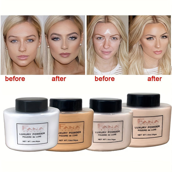 Lightweight Loose Setting Powder – Light & Breathable, 4 Shades