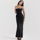 Fashion Style Slim Tube Top Long Dress Sexy Fashion Bandeau - Lifestil. www.Lifestil.net