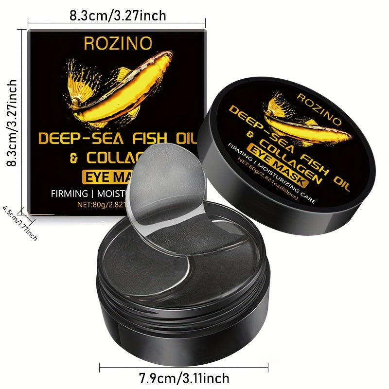 60pcs Collagen Eye Mask with Deep Sea Fish Oil Instant Lift - Lifestil. www.Lifestil.net