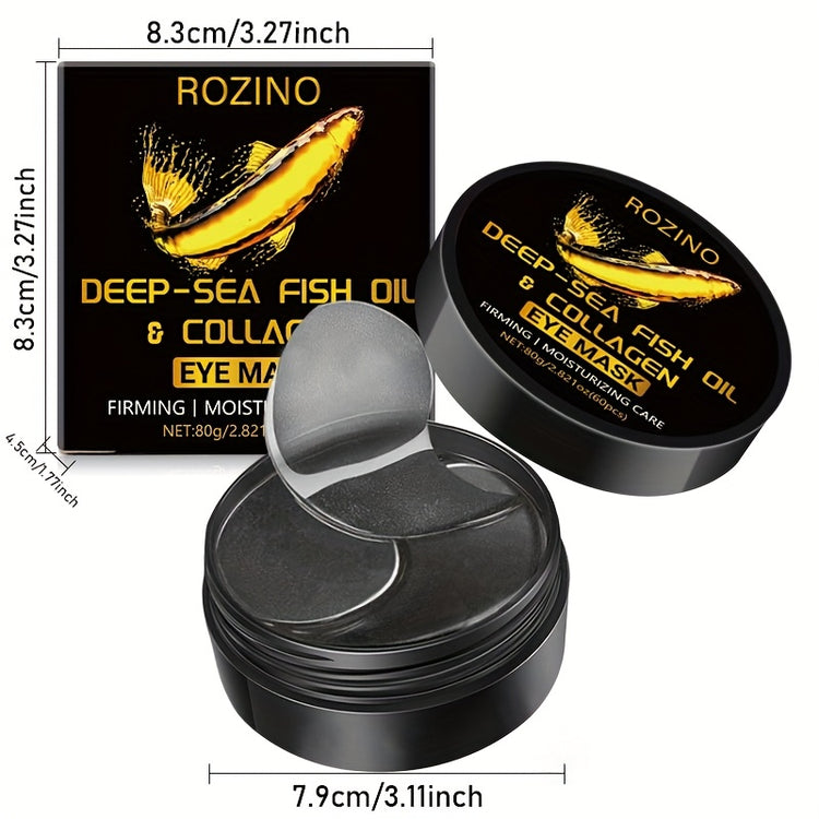 60pcs Collagen Eye Mask with Deep Sea Fish Oil Instant Lift - Lifestil. www.Lifestil.net