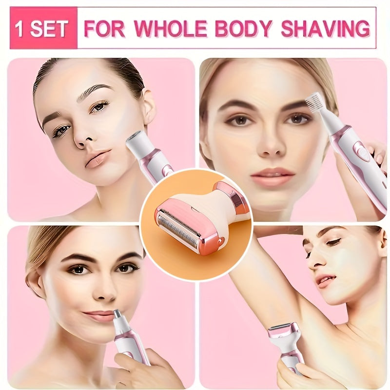 4-in-1 Rechargeable Razor, Rechargeable Electric Razor for Women - Lifestil. www.Lifestil.net