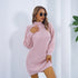 Winter Turtleneck Long Sweater Dress With Button Design Leisure Clinch Long Sleeve Base Sweater Women - Lifestil. www.Lifestil.net