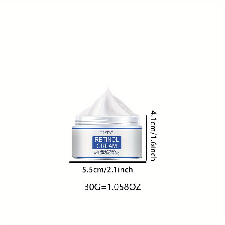 A moisturizing cream containing hyaluronic acid